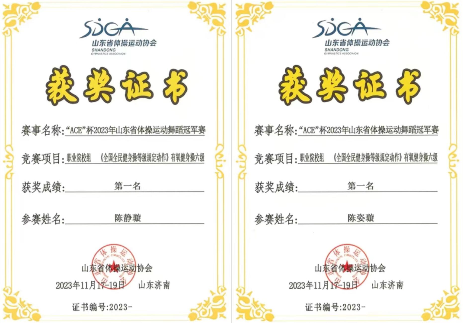 音乐舞蹈学院学子在“ACE”杯2023年山东省体操运动舞蹈冠军赛取得佳绩 第 6 张 音乐舞蹈学院学子在“ACE”杯2023年山东省体操运动舞蹈冠军赛取得佳绩 第 6 张