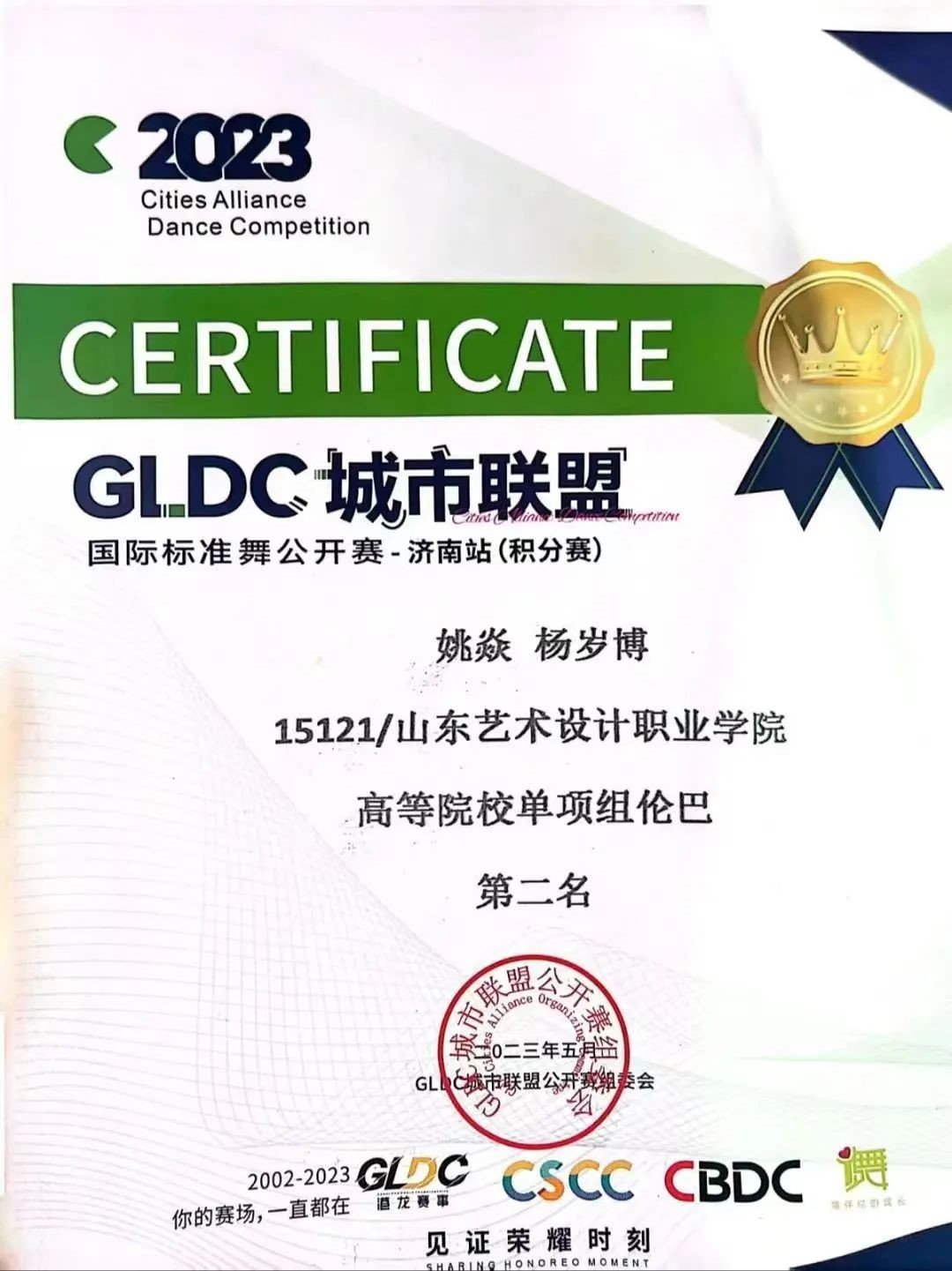 【喜报】热烈祝贺音乐舞蹈学院拉丁舞学员荣获佳绩！！ 第 19 张