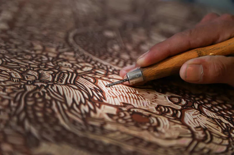 山设的“刀锋战士”刀笔相伴 印刻岁月—访田百顺教授